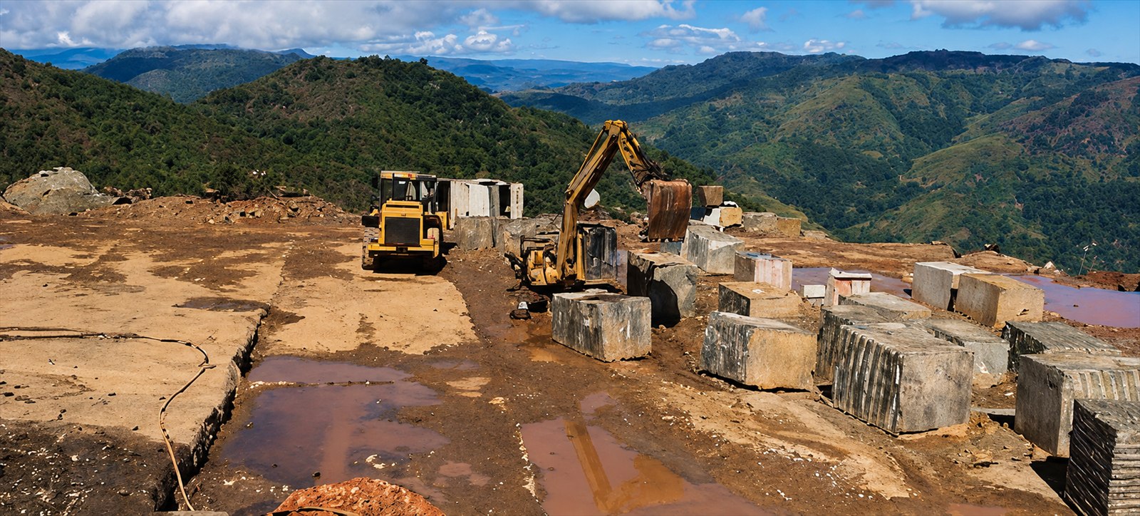 Verde Gloria quarry extraction