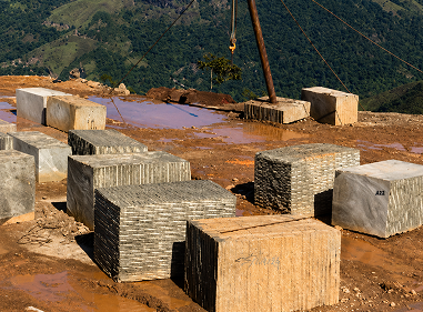 Blocks with crane