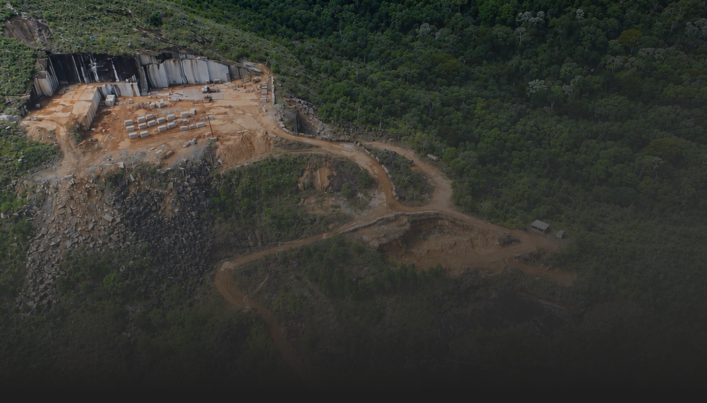 Quarry excavation