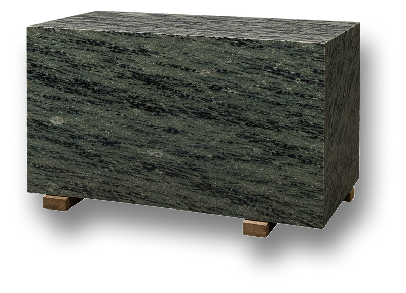 Verde Gloria granite block